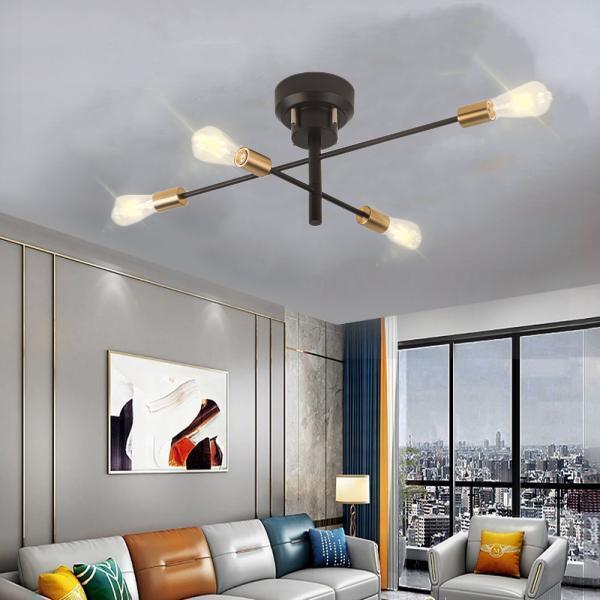 シーリングライト 照明 シャンデリア アーム回転可能 リビング用