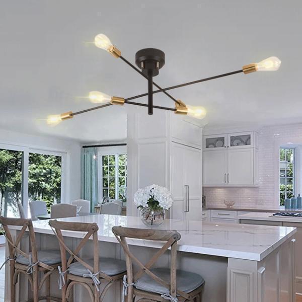 シーリングライト 照明 シャンデリア アーム回転可能 リビング用