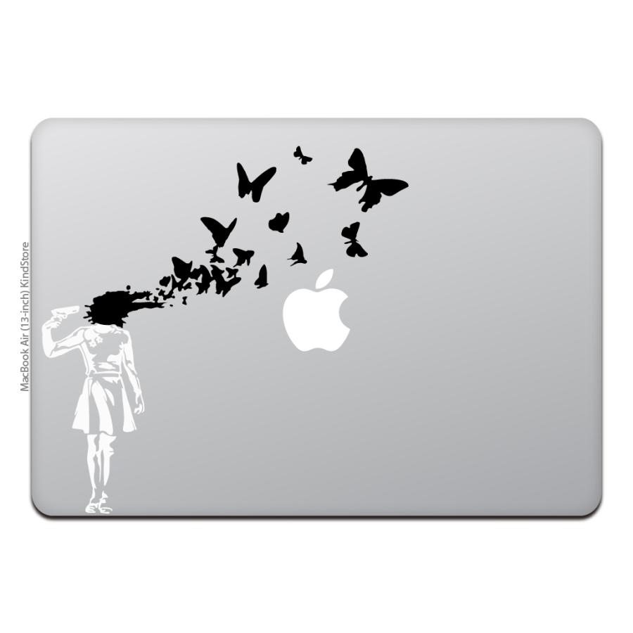 MacBook Air / Pro マックブック ステッカー シール ガン