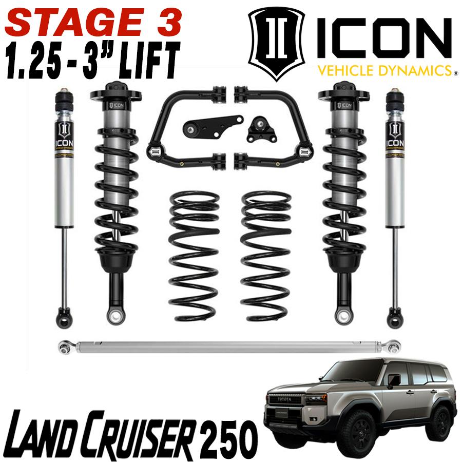ICON DYNAMICS ( アイコン ) STAGE3 1.25〜3インチリフトアップキット