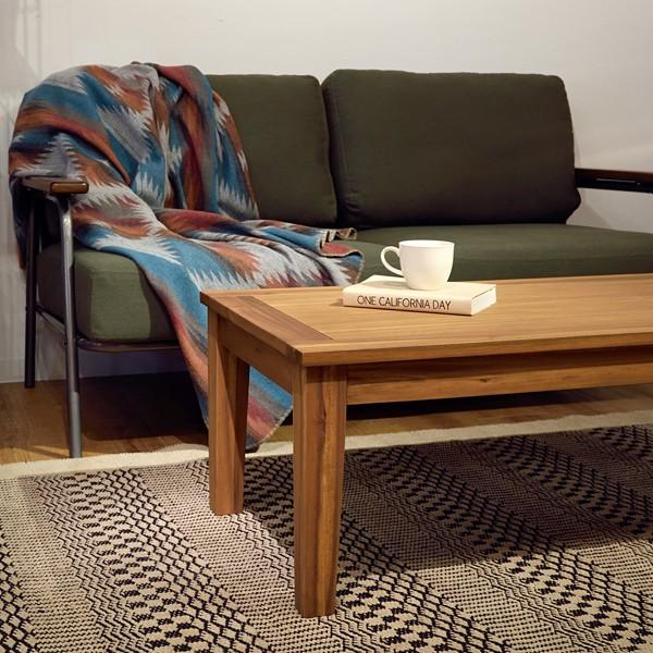 東谷 センターテーブル 木製 天然木 北欧 おしゃれ 重厚感 高級感 ロー