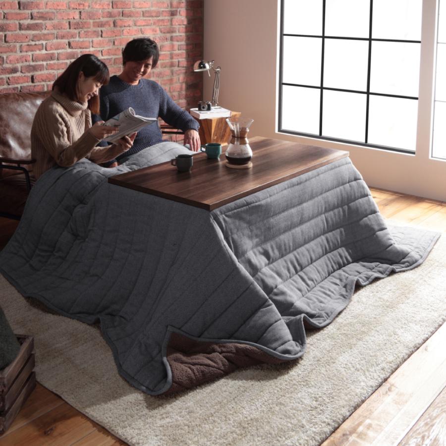 コタツ 掛布団 2点セット こたつテーブル 120×60cm 長方形 掛け布団
