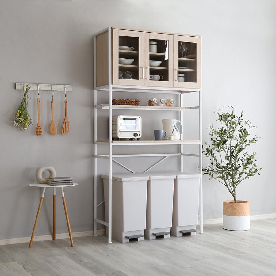 ホームテイスト（HOME taste） ゴミ箱上ラック 収納棚 食器棚 収納