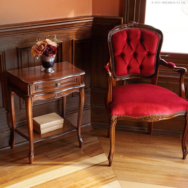 サイドチェスト コンソールテーブル 棚 収納 チェスト 1段 引き出し 猫