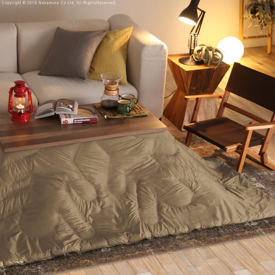 こたつテーブル 80×80cm 正方形 コタツ こたつ布団 2点セット 掛布団