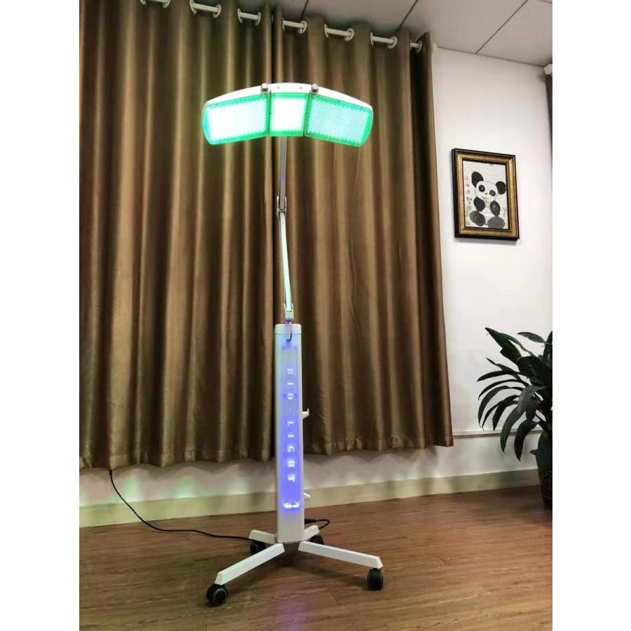 サロン業務用強力LED光美顔器4色コラーゲンマシンスタンド付 : usami