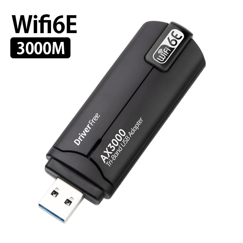 WiFi6 1800M 無線LAN 子機 3000M アダプター レシーバー USB 3.0