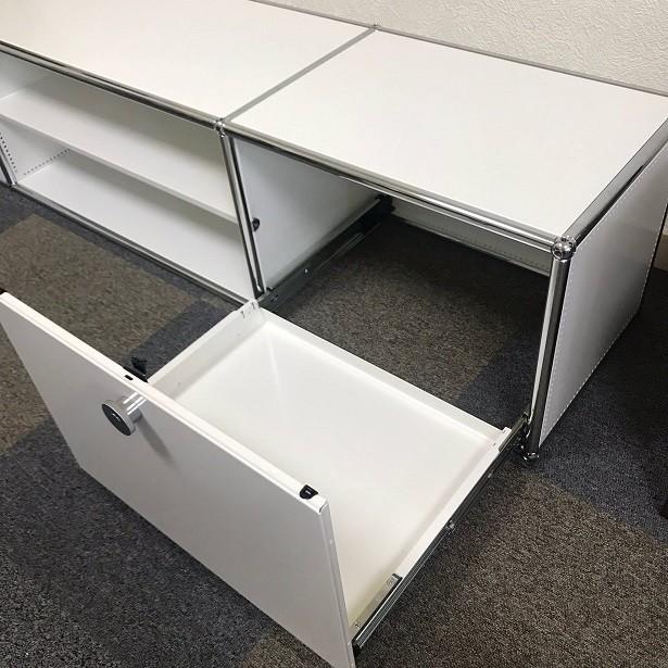 USM USM Haller ハラーシステム テレビ台／AVボード ピュアホワイト