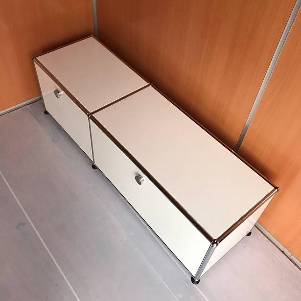 USM USM Haller ハラーシステム 2列1段キャビネット テレビ台／AV