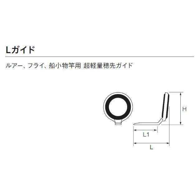 Fuji T-LSG 7 SICリング Lガイド チタンフレーム 富士工業 ロッド