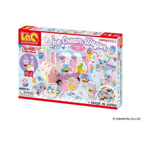 LaQ スイートコレクション アイスクリームワゴン ラキュー 006950