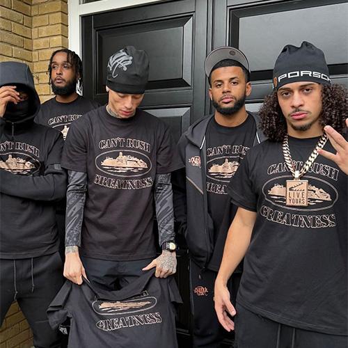 CORTEIZ x CENTRAL CEE CAN'T RUSH GREATNESS TEE Tシャツ【BLACK