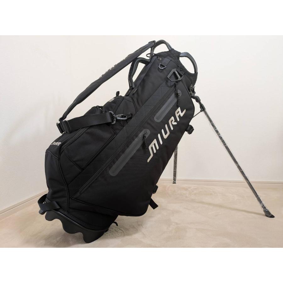 MIURA（三浦技研） 未使用品♪ 3点式 スタンドキャディバッグ ブラック