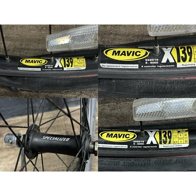 ホイール 前後セット 【中古】MAVIC マビック X139 559×19 S-6000