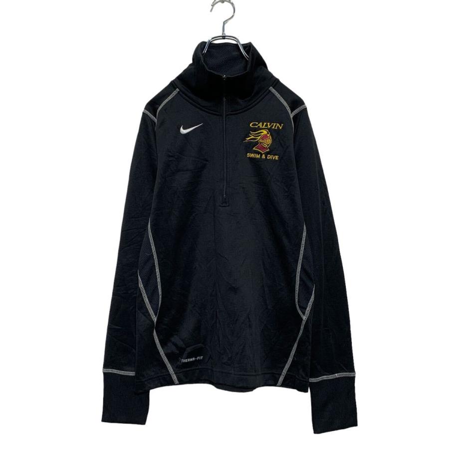 NIKE ハーフジップ トラックジャケット S ブラック ナイキ ジャージ