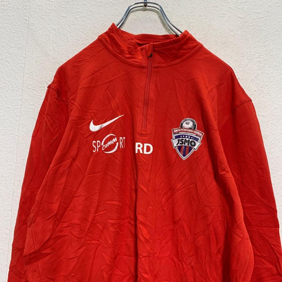 NIKE ハーフジップ トラックジャケット M レッド ナイキ ジャージ