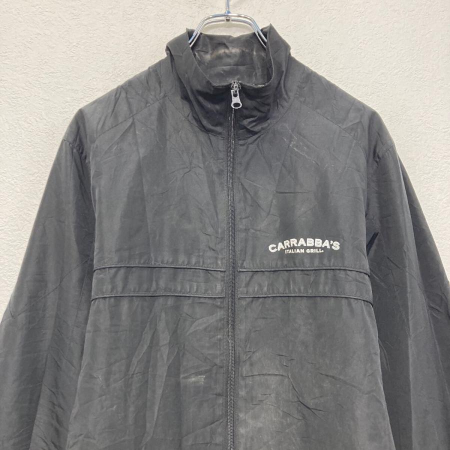 Dunbrooke ナイロン ジャケット S ブラック バックプリント ブルゾン