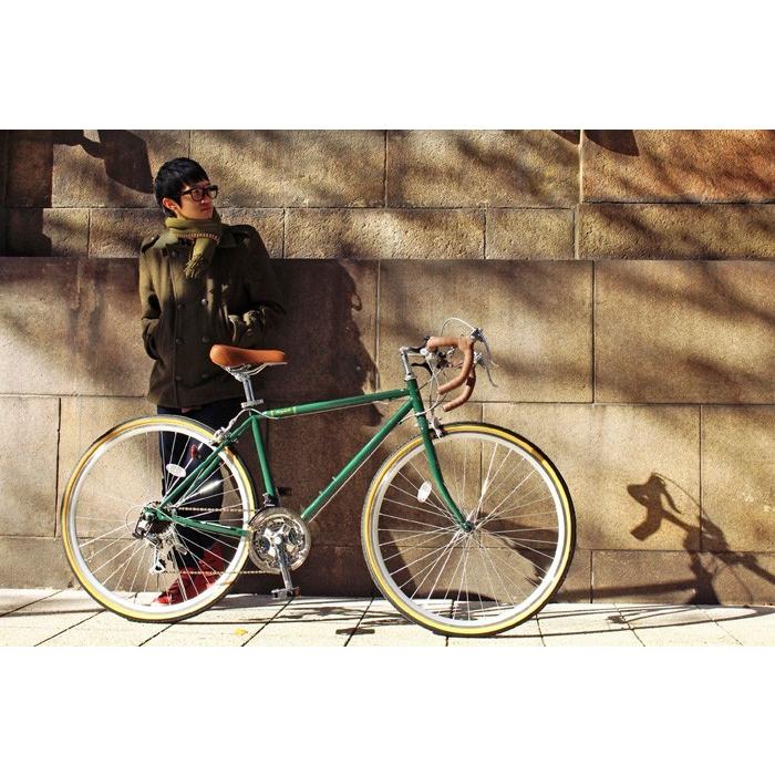 オオトモ ロードバイク 自転車 シマノ21段変速 700×28C 27インチ相当 W