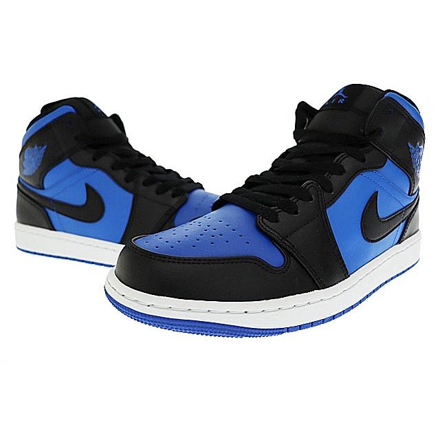 NIKE（ナイキ） NIKE AIR JORDAN 1 MID Black Royal Blue エア