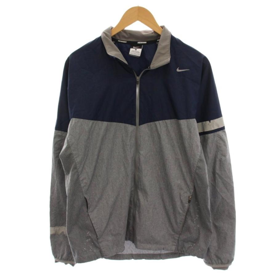 NIKE（ナイキ） ウィンドブレーカー ジャケット ジップアップ L 紺
