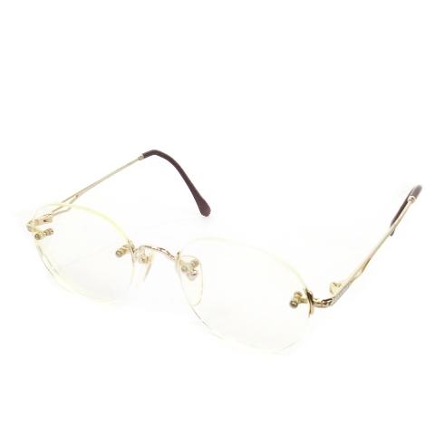 Yves Saint Laurent（イヴ・サンローラン） 眼鏡 メガネ リムレス