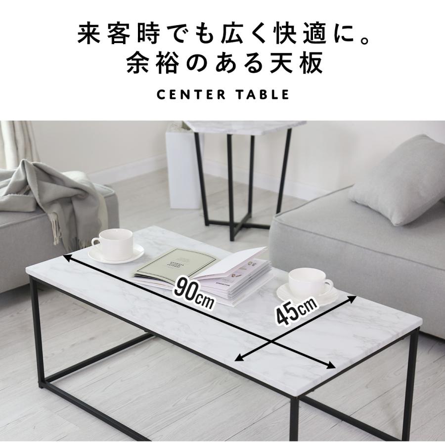 センターテーブル ローテーブル 大理石 リビングテーブル 家具 J035