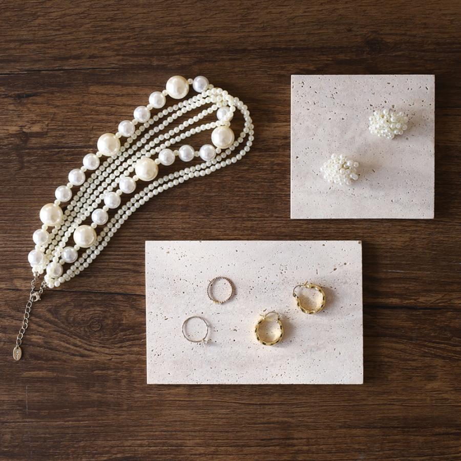 アクセサリートレイ 小物入れ 大理石プレート 大理石 プレート