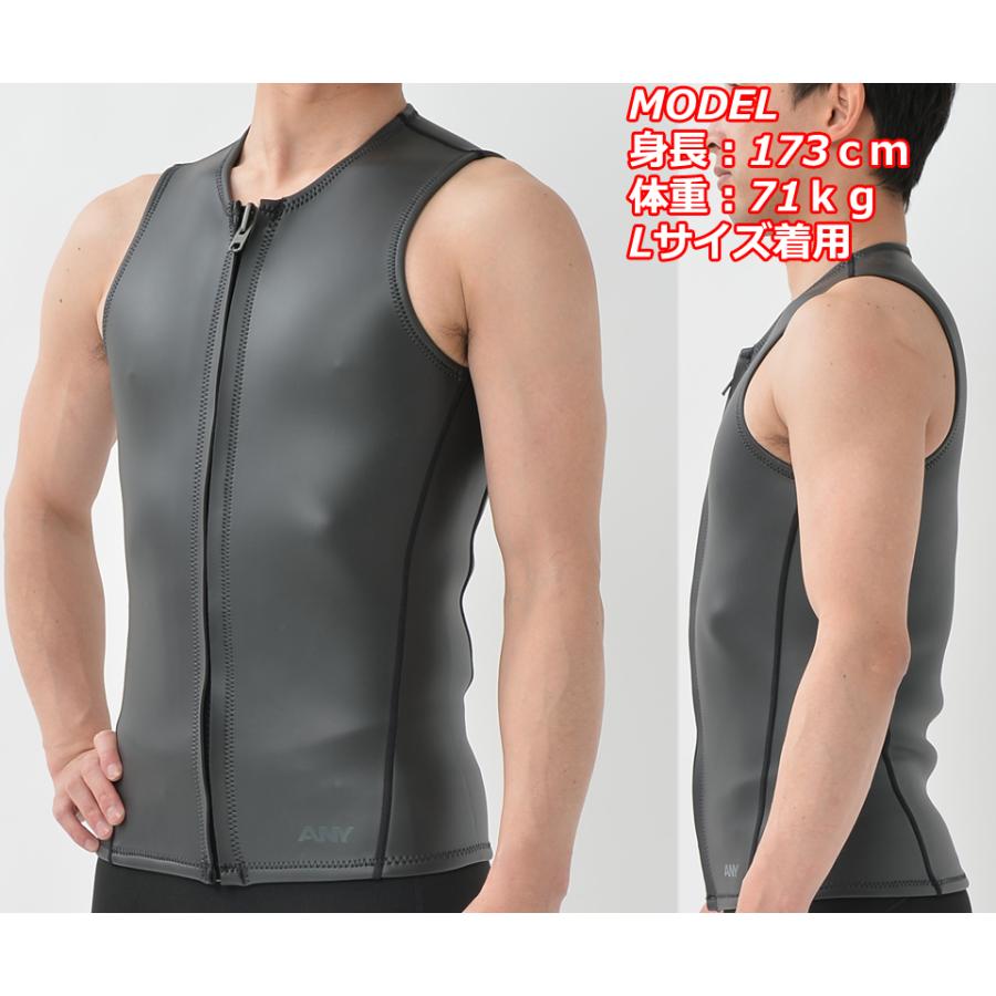 ANDNEWYOU ベスト タッパー 2mm ANDNEWYOU メンズウエットスーツ