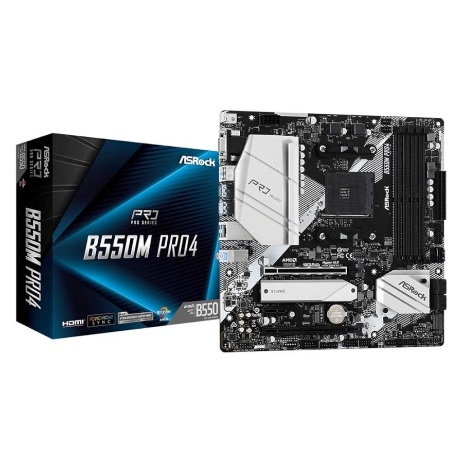 ASRock AMD Ryzen 5000シリーズ(Soket AM4)対応 B550チップセット搭載