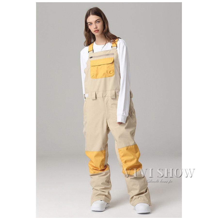 スキーウェア スノーパンツ スノーボードウェア オーバーオールタイプ