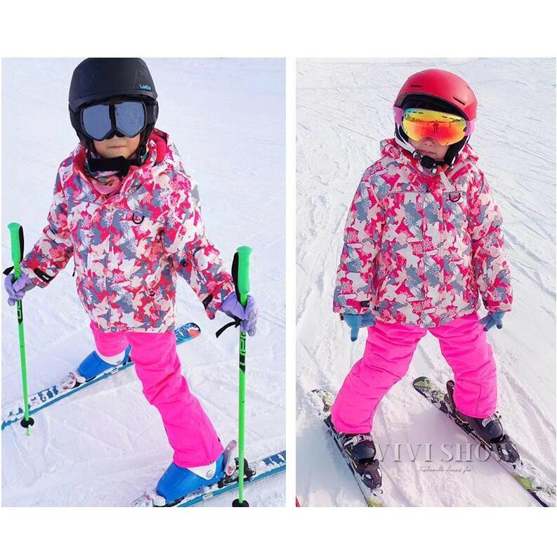 キッズ スノーウェア 子供用 2点セット ジャケット パンツ 上下セット