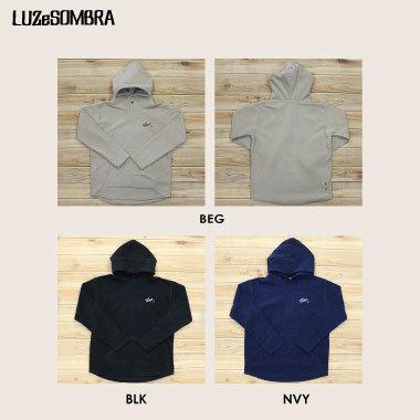 ルースイソンブラ（LUZ e SOMBRA） パーカー スムースフリースパーカー