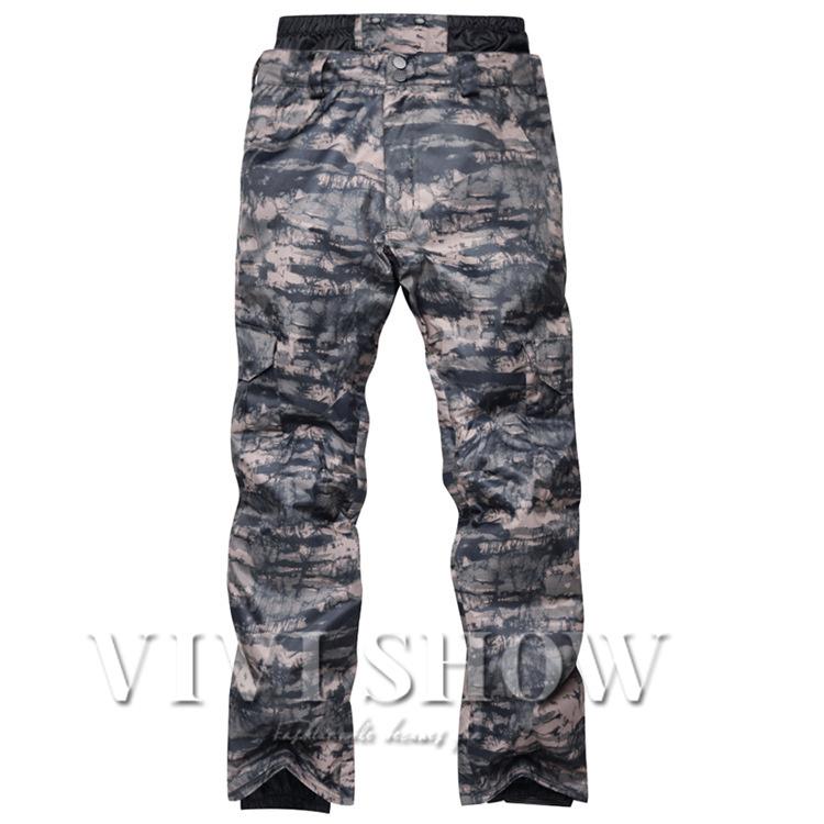 burton ジャンプスーツメンズS スキースノボ迷彩柄グレー burton