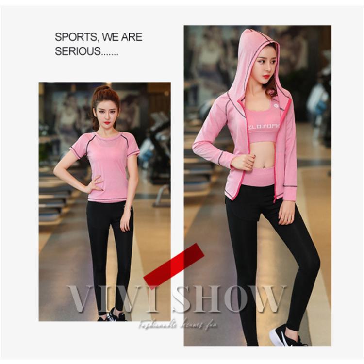 スポーツウェア レディース 5点セット ヨガウェア トレーニングウェア