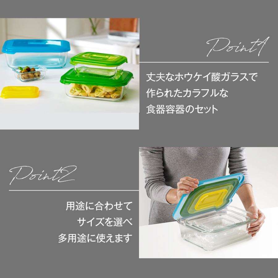 Joseph Joseph（ジョセフジョセフ） 保存容器 ガラス 密閉 キッチン