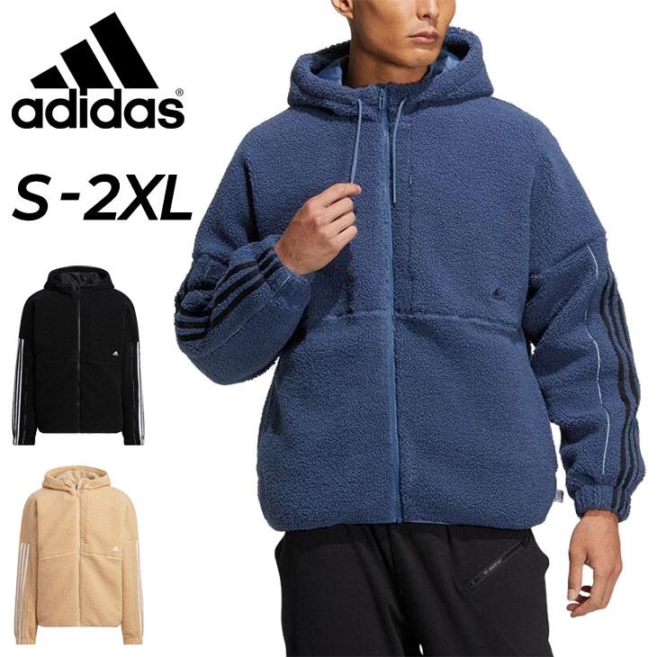 adidas（アディダス） パーカー ボアジャケット パーカー メンズ