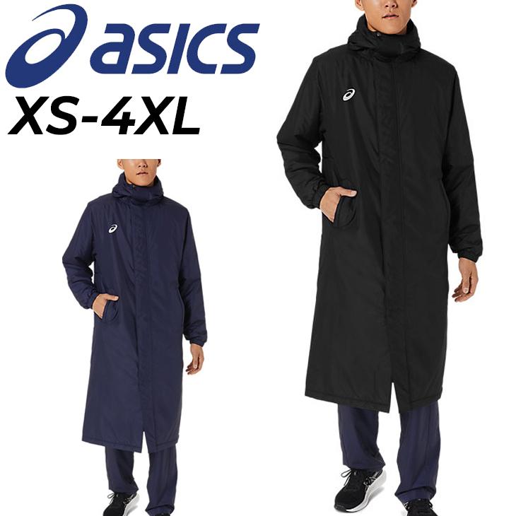 ASICS（アシックス） 中わたロングコート ベンチコート アウター 中綿