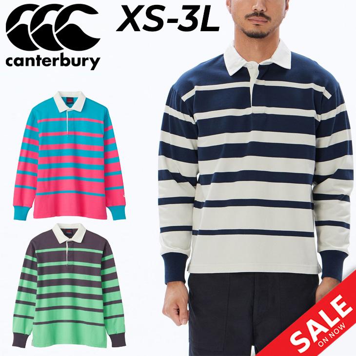 シャツ カンタベリー ラガーシャツ 長袖 メンズ canterbury ラグビー