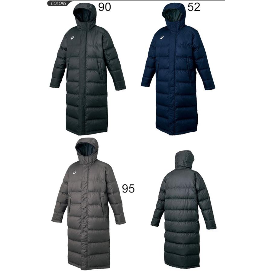 ASICS（アシックス） ダウンコート メンズ ベンチコート ロングコート