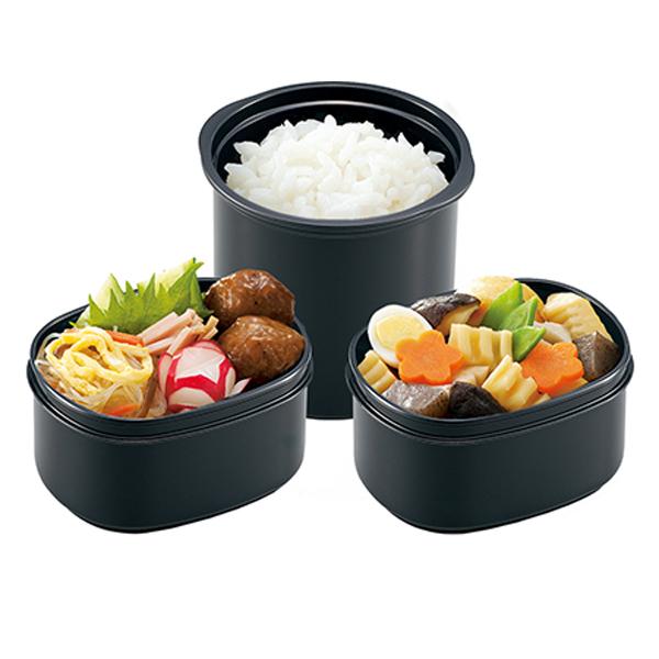 象印（ZOJIRUSHI） 保温弁当箱 3段 まほうびん 保温 ケース 付き