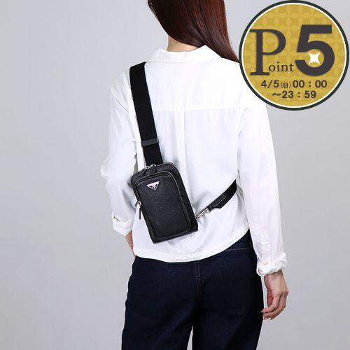 PRADA（プラダ） 【並行輸入品】 ショルダーバッグ レザースマホケース