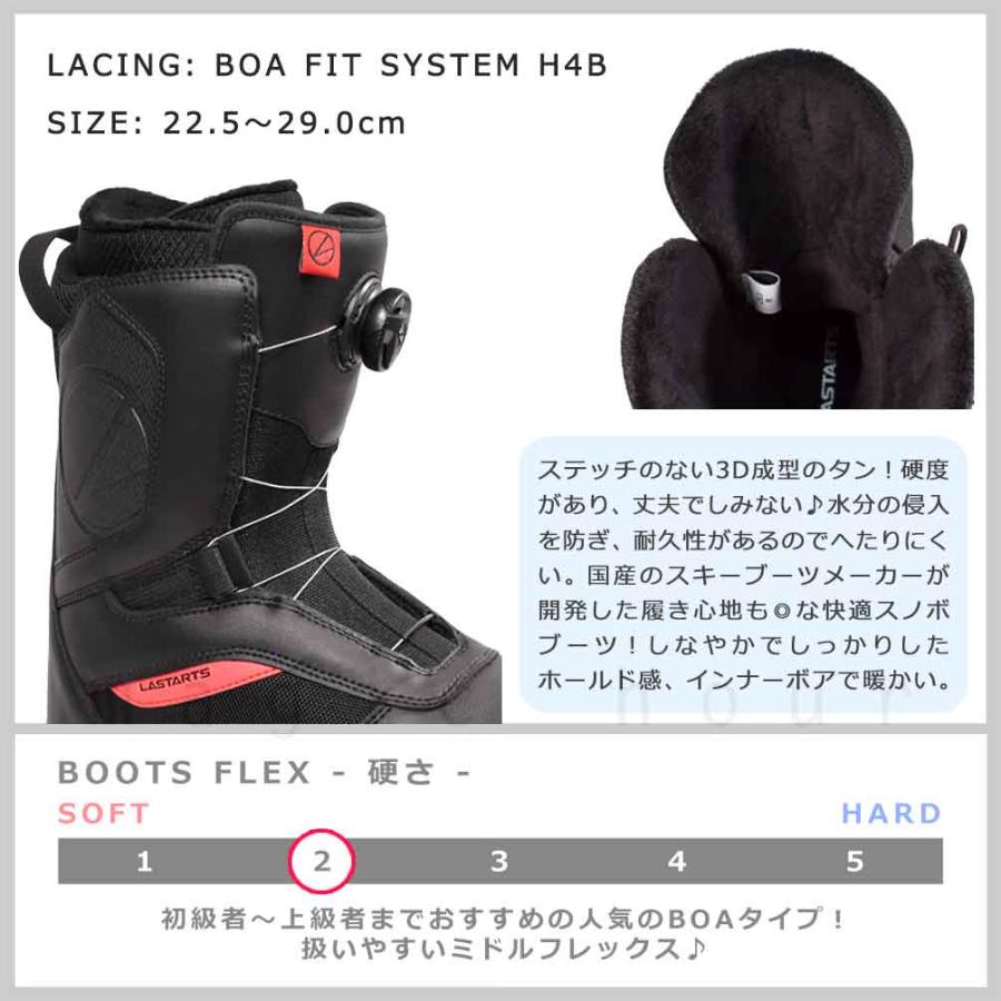 LASTARTS（ラスターツ） スノーボード ブーツ BOA メンズ レディース