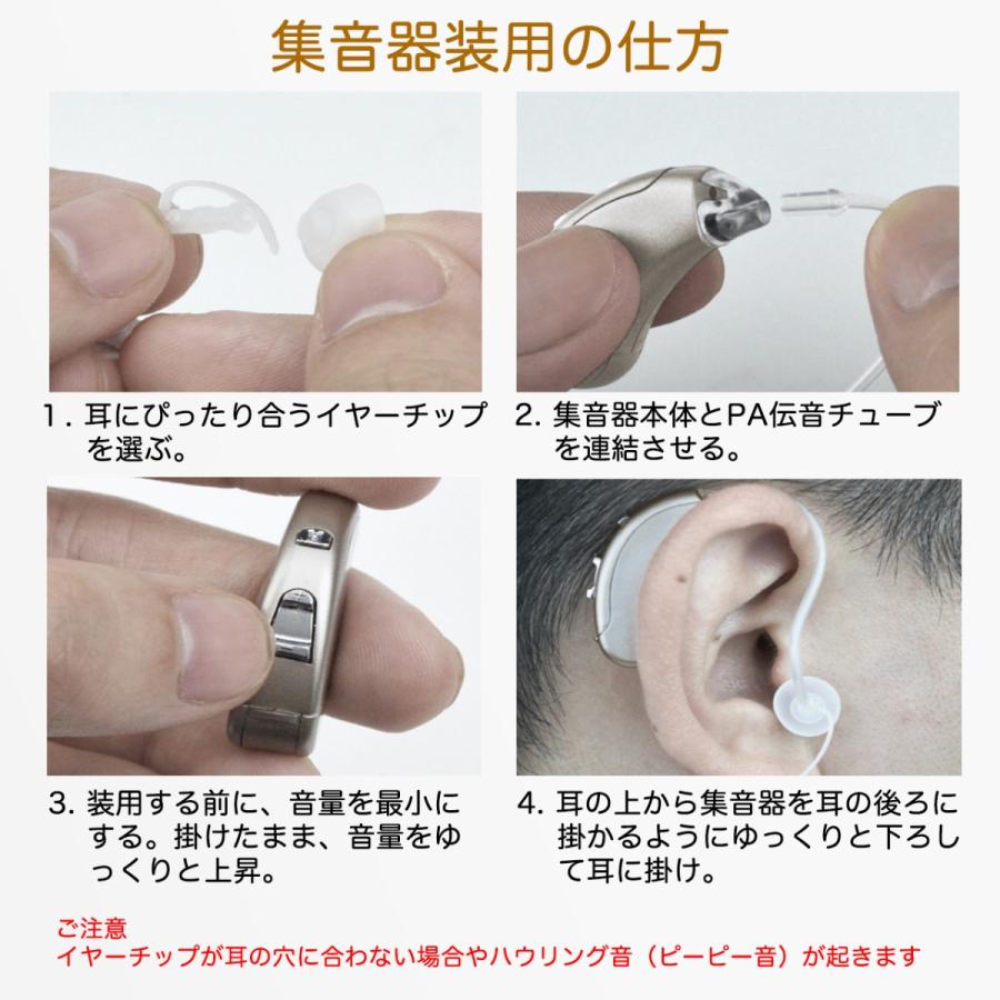 集音器【国内正規品】軽量 左右両用耳掛けタイプ 高級スピーカーと