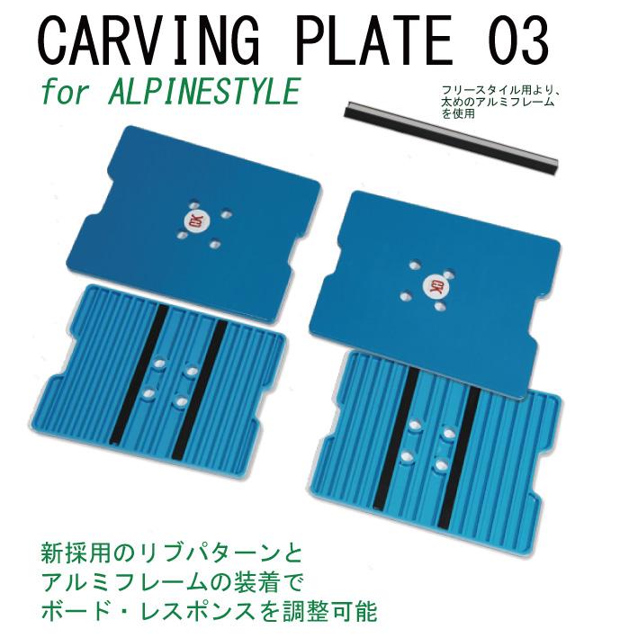 OJK PLATE 03シリーズ FREESTYLE ALPINE カーヴィングプレート