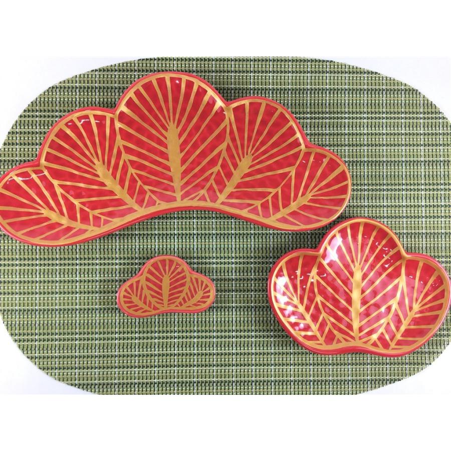 専用化粧箱入】有田焼 幸楽窯 錦金松葉形前菜皿(白(金/銀) /茶緑(金/銀