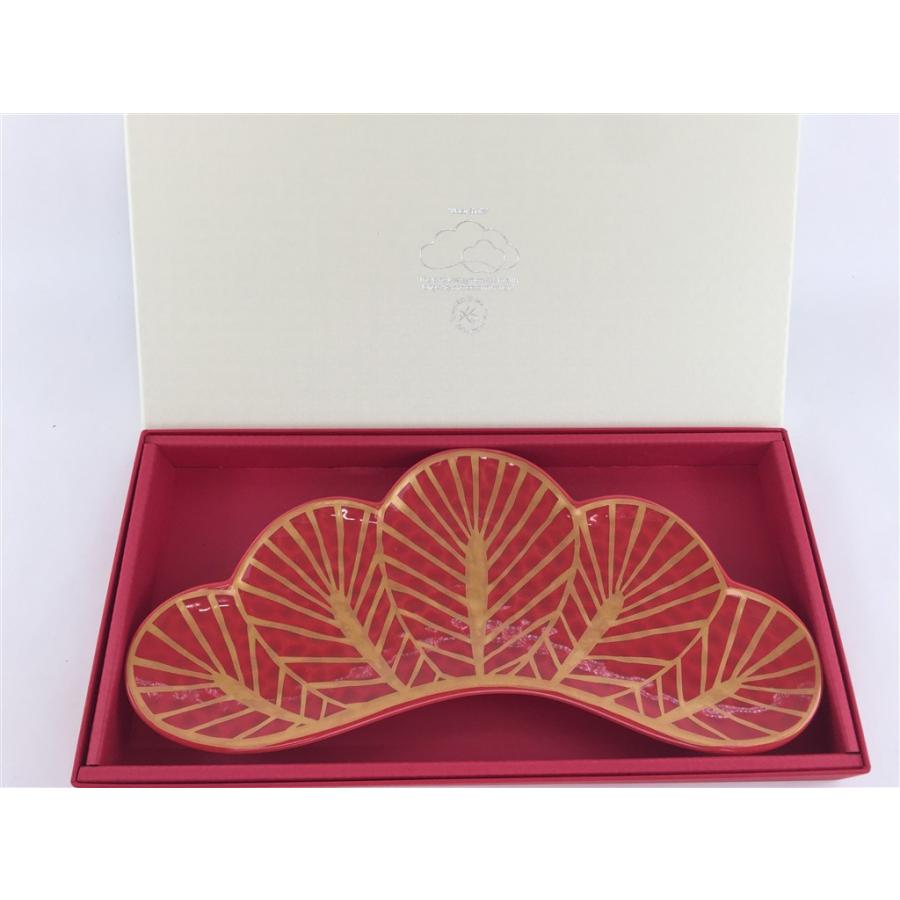 専用化粧箱入】有田焼 幸楽窯 錦金松葉形前菜皿(白(金/銀) /茶緑(金/銀