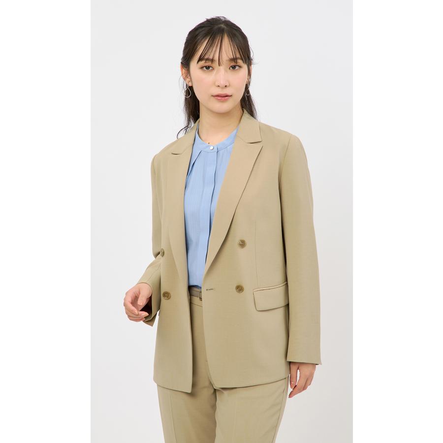 AOYAMA 【洋服の青山】春夏 ベージュ系 4ボタンダブルジャケット