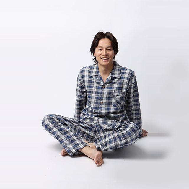 AOYAMA 【洋服の青山】着るホカロン パジャマ メンズ 上下セット 秋冬
