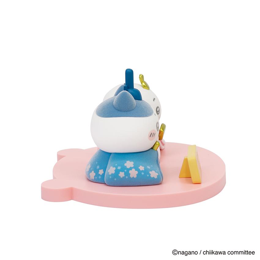 大阪長生堂 ちいかわ ハチワレ 雛人形 ちいさい かわいい お雛様 親王