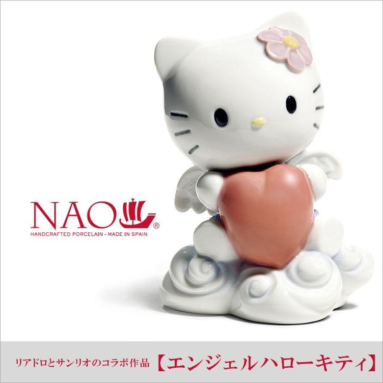 大阪長生堂 リヤドロ ナオ 人形 置物 磁器 サンリオ コラボ作品